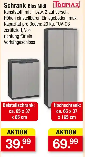 Zimmermann Toomax schrank bios midi Angebot