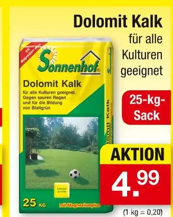 Zimmermann Sonnenhof dolomit kalk Angebot