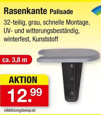 Zimmermann Palisade rasenkante Angebot