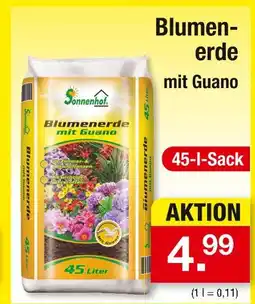 Zimmermann Sonnenhof blumenerde mit guano Angebot