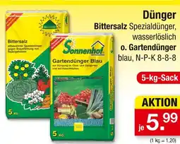 Zimmermann Sonnenhof dünger o. gartendünger blau, n-p-k 8-8-8 Angebot