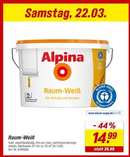 toom Baumarkt Alpina raum-weiß Angebot