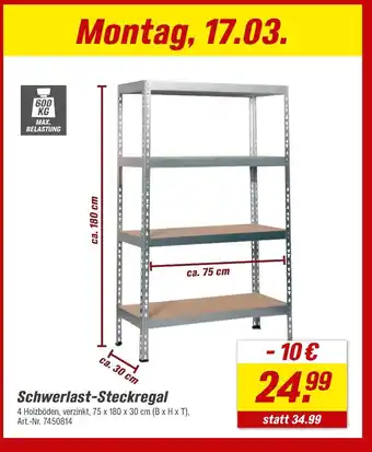 toom Baumarkt Schwerlast-steckregal Angebot