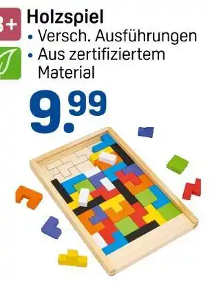 Rossmann Holzspiel Angebot