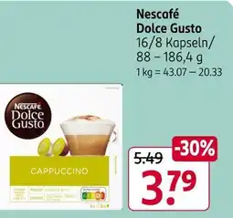 Rossmann Nescafé dolce gusto cappuccino Angebot