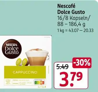 Rossmann Nescafé dolce gusto cappuccino Angebot