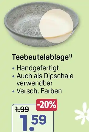 Rossmann Teebeutelablage Angebot