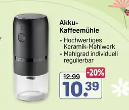 Rossmann Akku-kaffeemühle Angebot