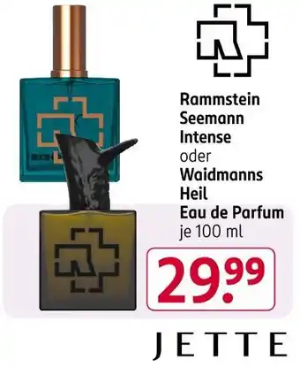 Rossmann Jette rammstein seemann intense oder waidmanns heil eau de parfum Angebot