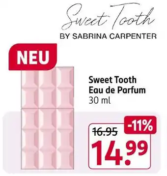 Rossmann Sabrina carpenter sweet tooth eau de parfum Angebot