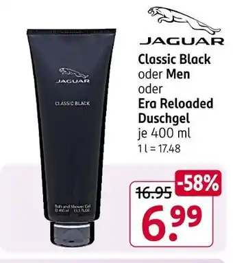 Rossmann Jaguar classic black oder men oder era reloaded duschgel Angebot