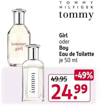 Rossmann Tommy hilfiger girl oder boy eau de toilette Angebot