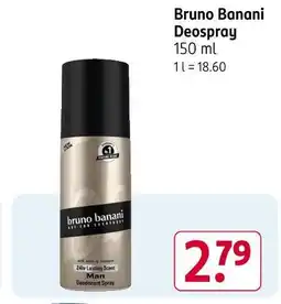 Rossmann Bruno banani deospray Angebot