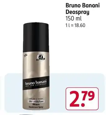 Rossmann Bruno banani deospray Angebot