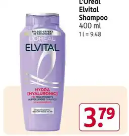 Rossmann L'oreal elvital shampoo Angebot