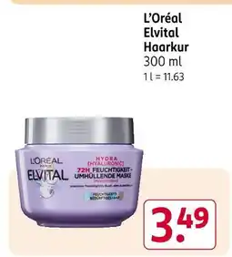 Rossmann L'oréal elvital haarkur Angebot