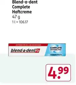 Rossmann Blend-a-dent complete haftcreme Angebot