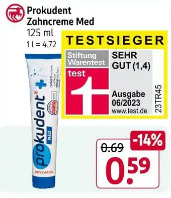 Rossmann Rossmann prokudent zahncreme med Angebot