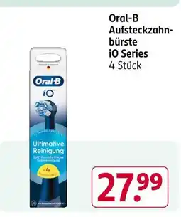 Rossmann Oral-b aufsteckzahnbürste io series Angebot