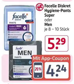 Rossmann Facelle diskret hygiene-pants super oder men Angebot