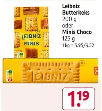 Rossmann Leibniz butterkeks oder minis choco Angebot