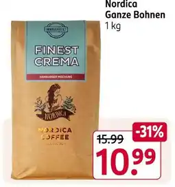 Rossmann Nordica coffee nordica ganze bohnen Angebot