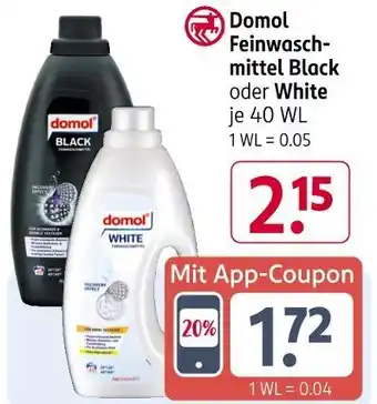 Rossmann Domol feinwaschmittel black oder white Angebot