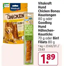 Rossmann Vitakraft chicken bonas Angebot