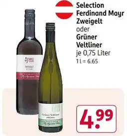 Rossmann Selection ferdinand mayr zweigelt oder grüner veltliner Angebot