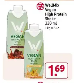 Rossmann Wellmix vegan high protein shake Angebot