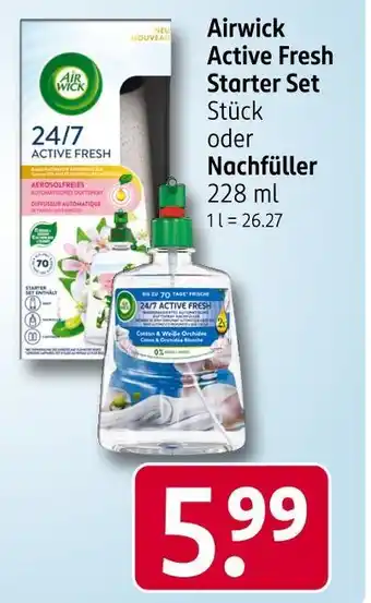 Rossmann Airwick active fresh starter set Angebot