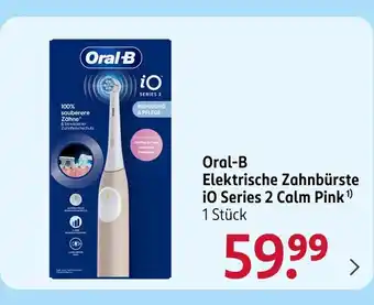 Rossmann Oral-b elektrische zahnbürste io series 2 calm pink Angebot