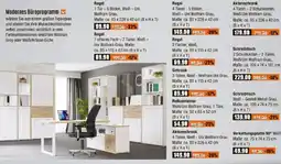 V Baumarkt Modernes Büroprogramm Regal Angebot