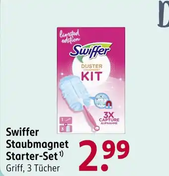 Rossmann Swiffer staubmagnet starter-set Angebot