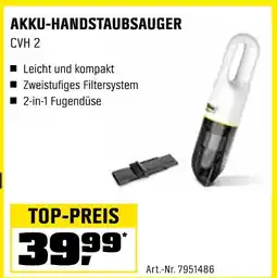 OBI Akku-handstaubsauger cvh 2 Angebot