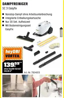 OBI Easyfix dampfreiniger sc 3 easyfix Angebot