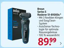 Rossmann Braun series 5 rasierer 51-b1000s Angebot