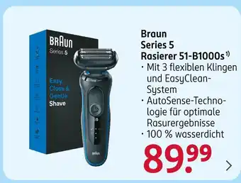 Rossmann Braun series 5 rasierer 51-b1000s Angebot