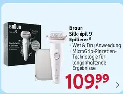 Rossmann Braun silk-épil 9 epilierer Angebot