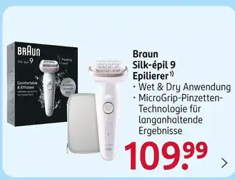 Rossmann Braun silk-épil 9 epilierer Angebot