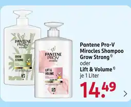 Rossmann Pantene pro-v miracles shampoo grow strong oder lift & volume Angebot