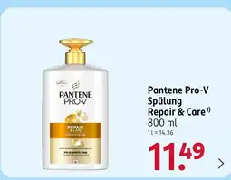 Rossmann Pantene pro-v spülung repair & care Angebot