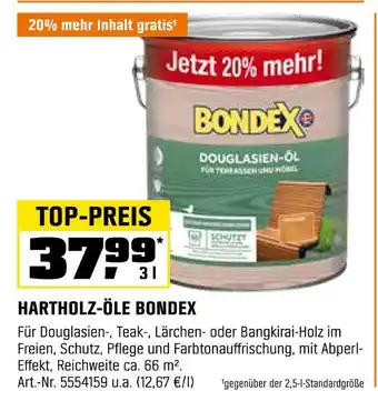 OBI Hartholz-öle bondex Angebot