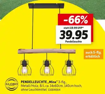 SCONTO Globo lighting pendelleuchte mina 3-flg Angebot