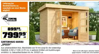 OBI Karibu gartenhaus karibu speedy Angebot