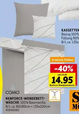 SCONTO Como renforce-wendebettwäsche Angebot