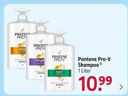 Rossmann Pantene pro-v shampoo Angebot