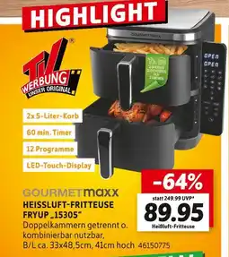 SCONTO Gourmetmaxx heissluft-fritteuse fryup 15305 Angebot