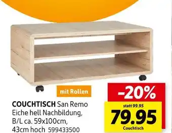 SCONTO Couchtisch san remo Angebot