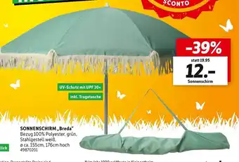 SCONTO Sonnenschirm „breda“ Angebot